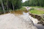 В районе села Новороссийка Мазановского округа вода перелилась через дорогу
