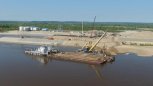 На строящийся в Приамурье газохимический комплекс пошла вода из реки Зеи