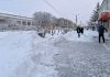 Администрация Белогорска выйдет на общий субботник по уборке снега в городском сквере