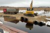 В Мазановском округе дорожники устранили последствия размыва дороги