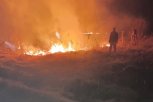 В Архаринском округе потушили пожар на сельхозземлях и пал сухой травы в поселке