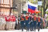 На центральных улицах Благовещенска и Белогорска началось торжественное прохождение войск
