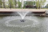 В городском парке Свободного появился фонтан