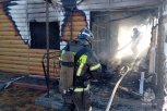 Жильцам дома в Екатеринославке пришлось спасаться от пожара через окно