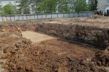 В Екатеринославке вырыли котлован для строительства новой поликлиники на 220 пациентов в смену