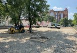 В Благовещенске стартовали работы по созданию «золотого» сквера на Ленина-Калинина