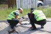 В сквере на 5-м километре улицы Василевского в Сковородине появляется новая тротуарная плитка