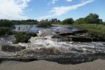 После ливней в Ивановском округе на метр провалилась дорога