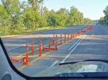 Это не кегли: амурских водителей попросили не сбивать делиниаторы на трассе Благовещенск — Свободный