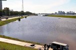 Из-за подъема воды в Амуре благовещенцев просят воздержаться от посещения пляжа на «Серебряной миле»