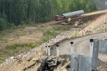 Сильные дожди продлили ограничение большегрузам на поврежденном участке «»Лена» в Тындинском округе