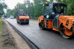 Два участка улицы 9 Мая в Белогорске «одели» в новый асфальт