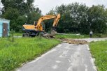 В будущем «Парке Культур» в Екатеринославке начались демонтажные работы