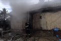 Пожар в Шимановске. Фото: Скриншот видео ГУ МЧС России по Амурской области
