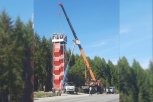 К 50-летию города на въезде в Тынду установили новую стелу