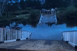 Для 85 жителей отрезанного от мира села Светильного организовали временную переправу