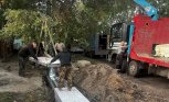 В селе Серышевского округа по областной программе обновили тепловые сети