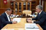 Модернизация ЖКХ и новые проекты: Василий Орлов встретился с вице-премьером Маратом Хуснуллиным