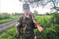 Рядовой Леушин в зоне боевых действий. Личный архив.