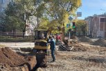 На одном из участков улицы Амурской в Благовещенске сняли асфальт