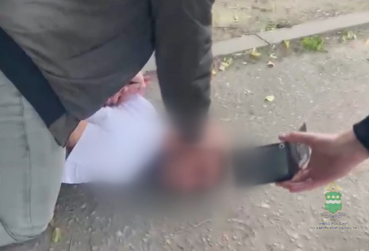 Фото: Скриншот видео УМВД России по Амурской области