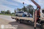 Улицы Благовещенска избавили от 35 заброшенных автомобилей