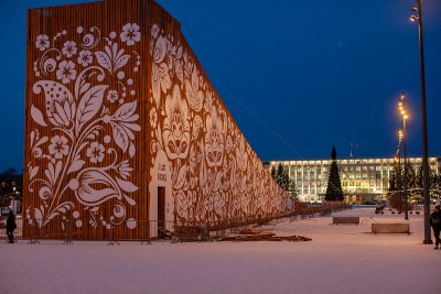 Для катания тюбинговую горку в Благовещенске откроют в начале декабря