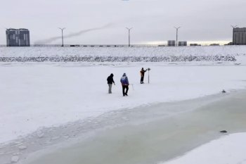 Ледяной бассейн для «ЗимФестАмура» обустроят в затоне «Серебряной мили» Благовещенска
