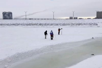Ледяной бассейн для «ЗимФестАмура» обустроят в затоне «Серебряной мили» Благовещенска