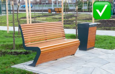 Станислав Мелюков показал модели клумб и скамеек, на которые предпочтительнее заменить покрышки