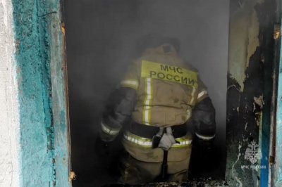 В горевшем доме в Белогорье нашли тело 55-летнего мужчины