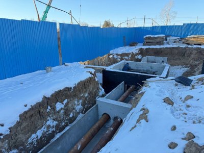 В Белогорске завершили первый этап строительства сетей для жилых домов и ледовой арены