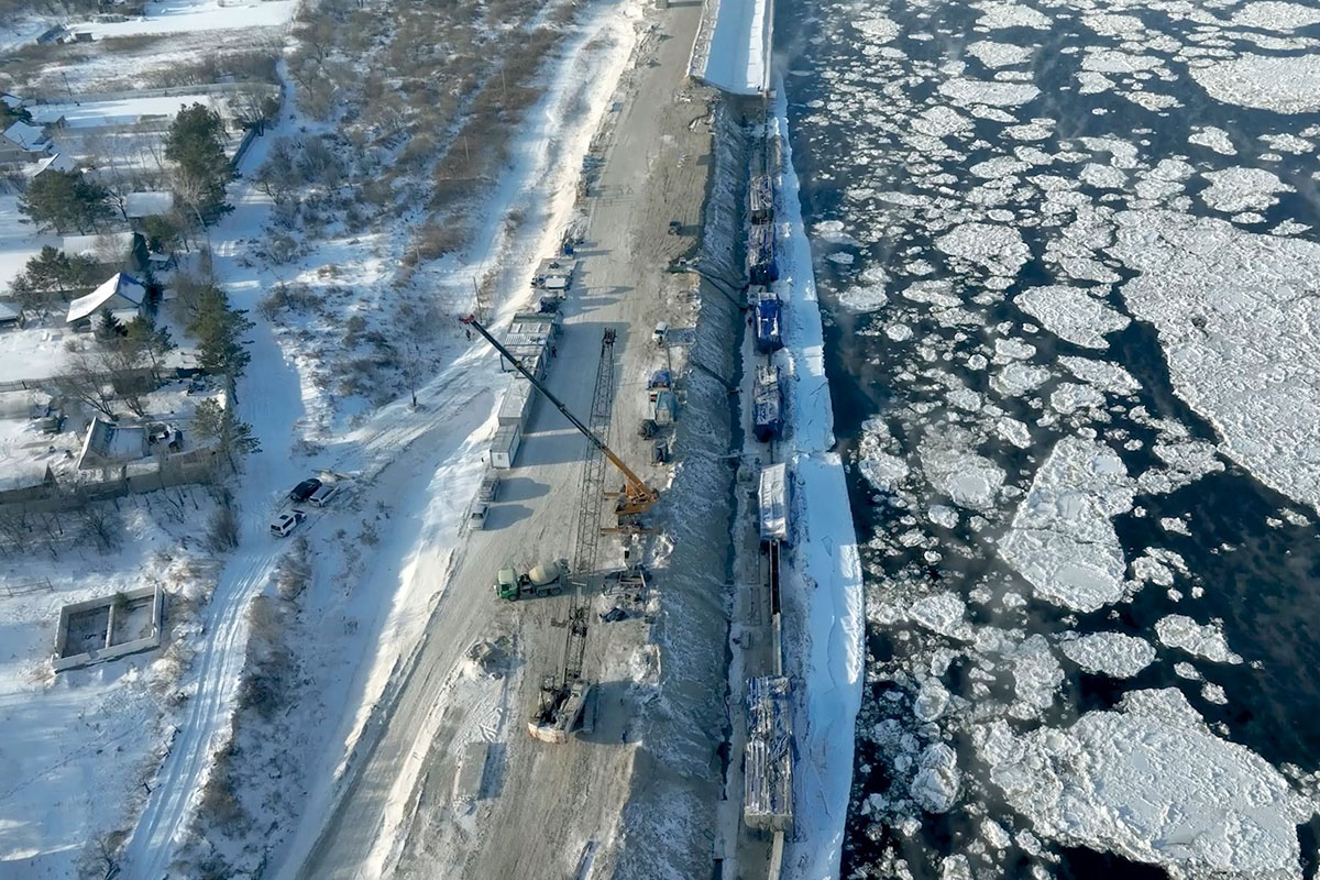 Кадры с дрона