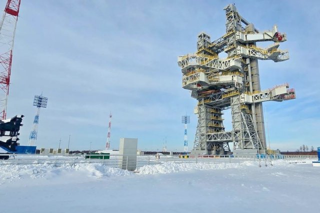 На космодроме Восточный ввели в эксплуатацию стартовый стол для тяжелых ракет «Ангара»