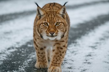 Двухдневные прятки рыси в частном секторе Благовещенска закончились поимкой хищницы