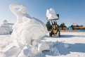 Снежный городок Благовещенска пошел под снос