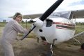 Лариса Касьян — единственная женщина  пилот-инструктор на Дальнем Востоке. Фото: Андрей Анохин