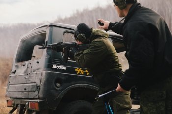 Выстрелы из карабина прозвучали сегодня в окрестностях Благовещенска. Фоторепортаж