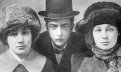 Анастасия и Марина Цветаевы с Николаем Мироновым, 1912 год. Фото: operkor.wordpress.com