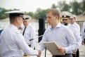 Александр Козлов поздравил с Днем ВМФ отряд пограничных сторожевых кораблей