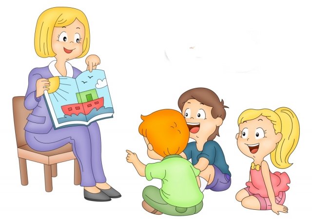 Картинка воспитатель с детьми в детском саду