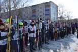 Белогорцы первый забег «Лыжни России» посвятили любви