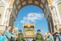 Благовещенск отметил 350-летие Албазинской иконы крестным ходом и молебном у Триумфальной арки