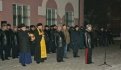 Отряд амурской полиции на Северный Кавказ проводил священник