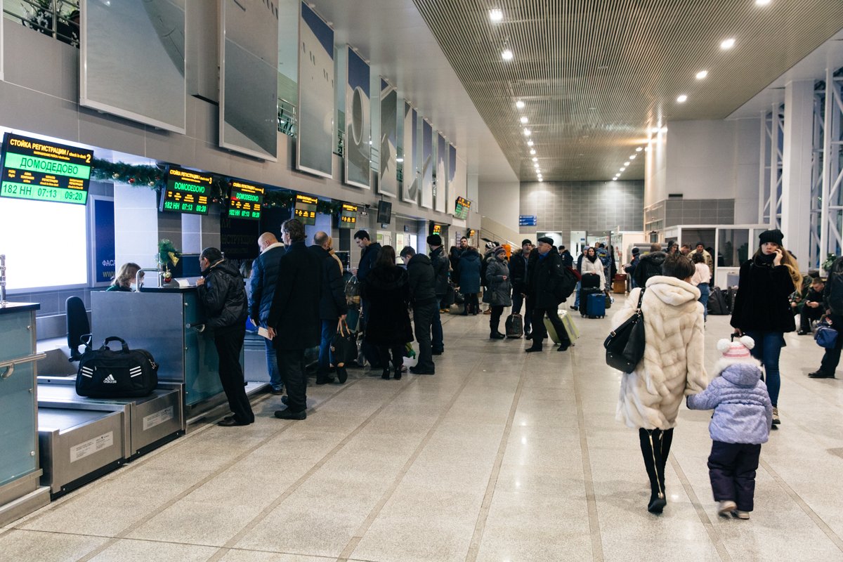 В феврале в Москву слетали 11 тысяч амурчан / С начала года через Благовещенский аэропорт прошло 50,2 тысячи пассажиров. Это почти на 40 % больше чем в январе-феврале 2016 года. Из них свыше 40 тысяч вылетали в другие регионы России, остальные 10 тысяч — за границу.
