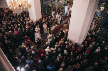 С Пасхой! Фоторепортаж с главного богослужения в Приамурье