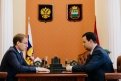 Встреча губернатора с Сергеем Дмитриенко