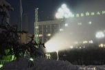 Снежный городок начали строить в  Благовещенске