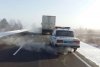 В Приамурье полицейские помогли замерзавшим на трассе дальнобойщикам