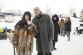 Максим Суханов и Виктория Исакова во время натурных съемок.